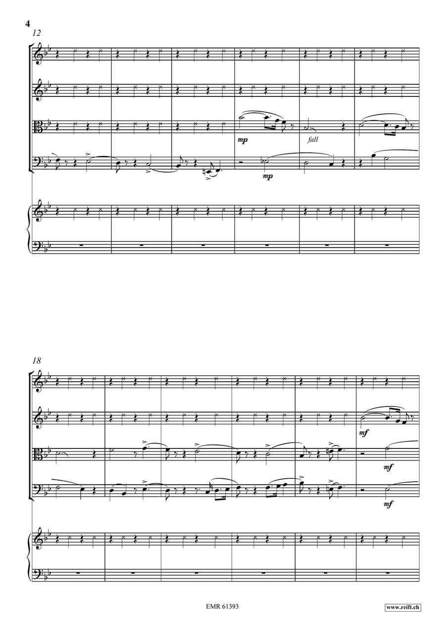 Amen Amen String Quartet scores gallery preview page 5