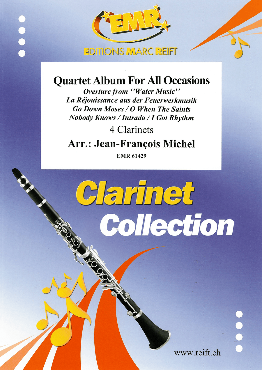Quartet Album For All Occasions Clarinet Quartet scores gallery preview page 1