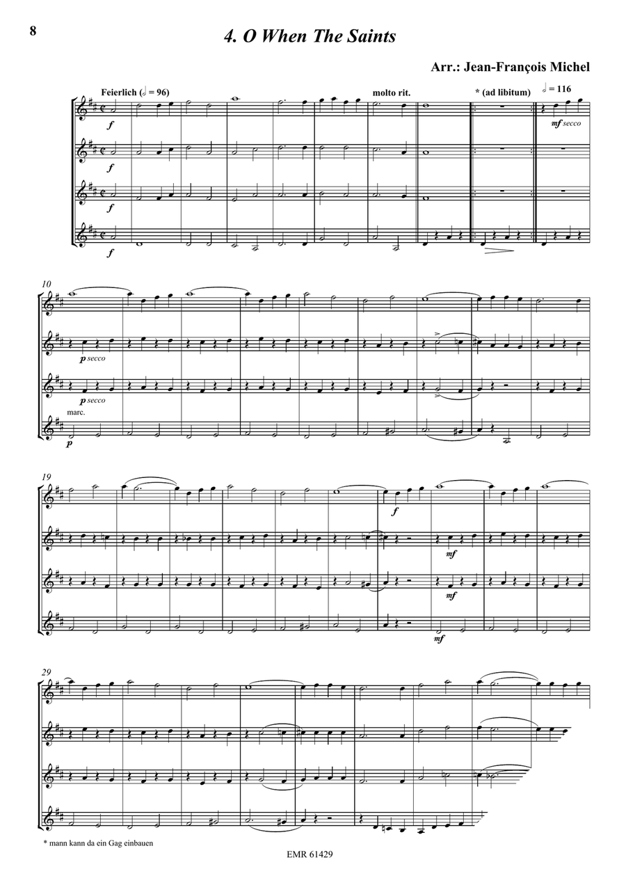 Quartet Album For All Occasions Clarinet Quartet scores gallery preview page 6