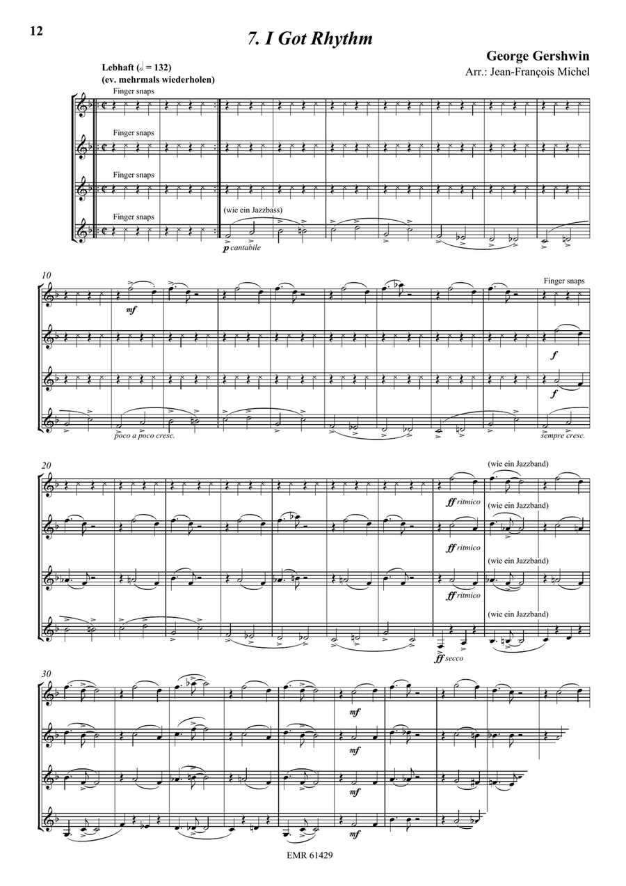 Quartet Album For All Occasions Clarinet Quartet scores gallery preview page 8