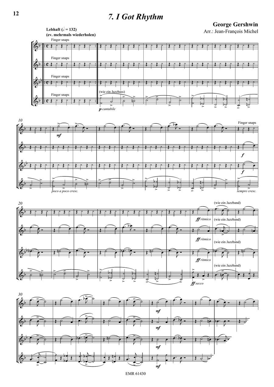 Quartet Album For All Occasions Saxophone Quartet scores gallery preview page 8