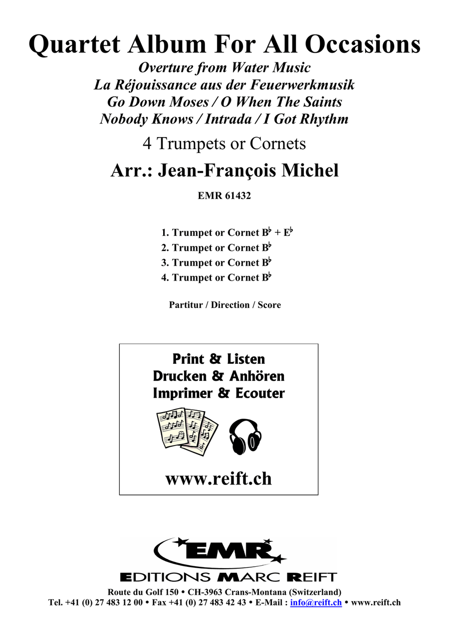 Quartet Album For All Occasions Cornet scores gallery preview page 2