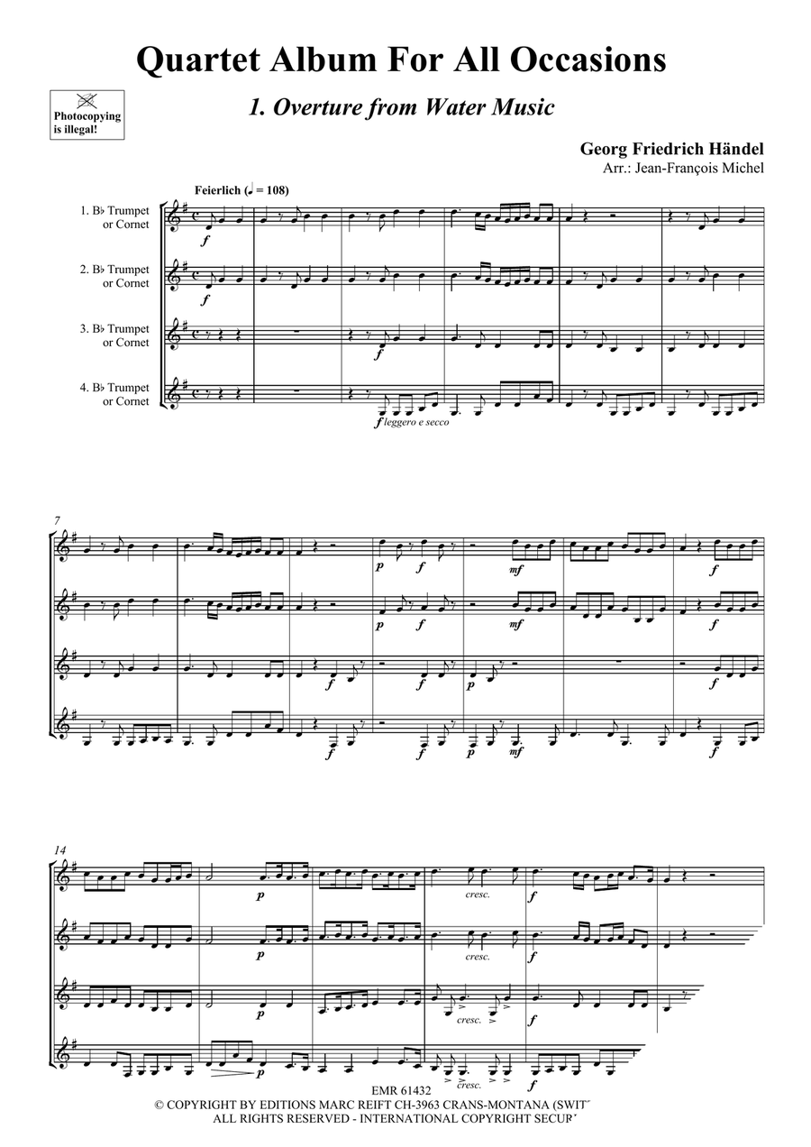 Quartet Album For All Occasions Cornet scores gallery preview page 4