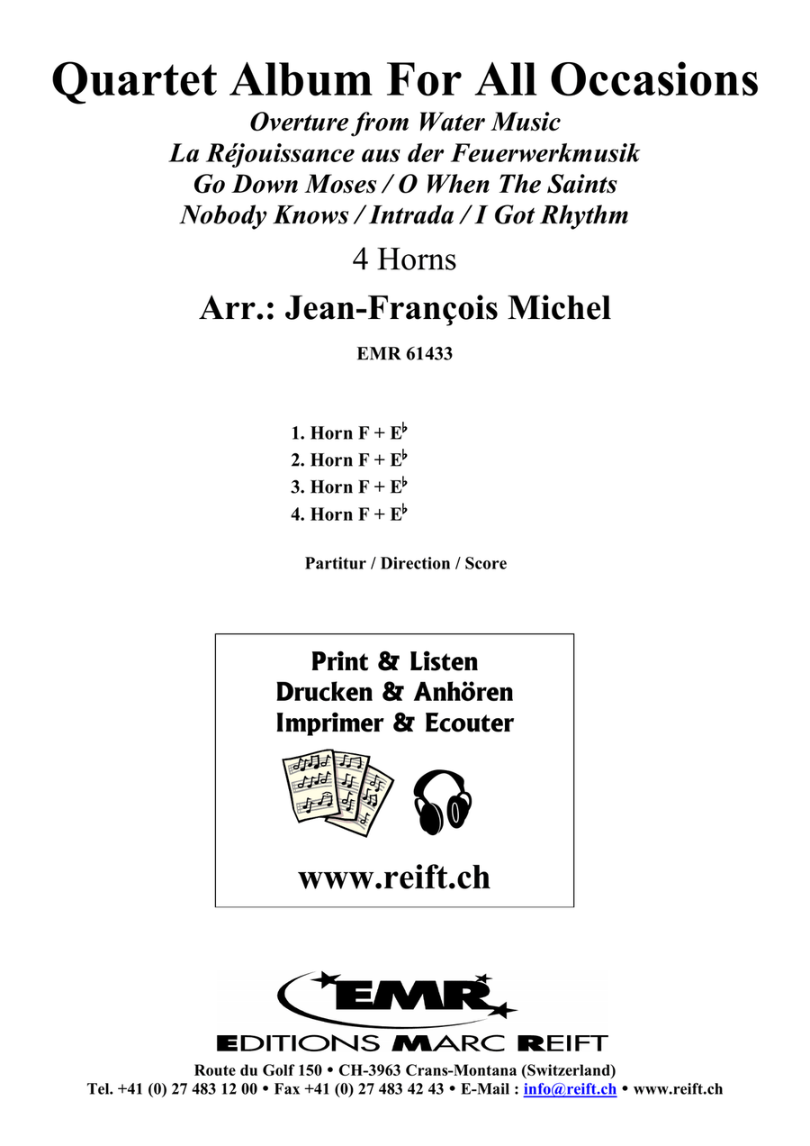 Quartet Album For All Occasions Horn scores gallery preview page 2