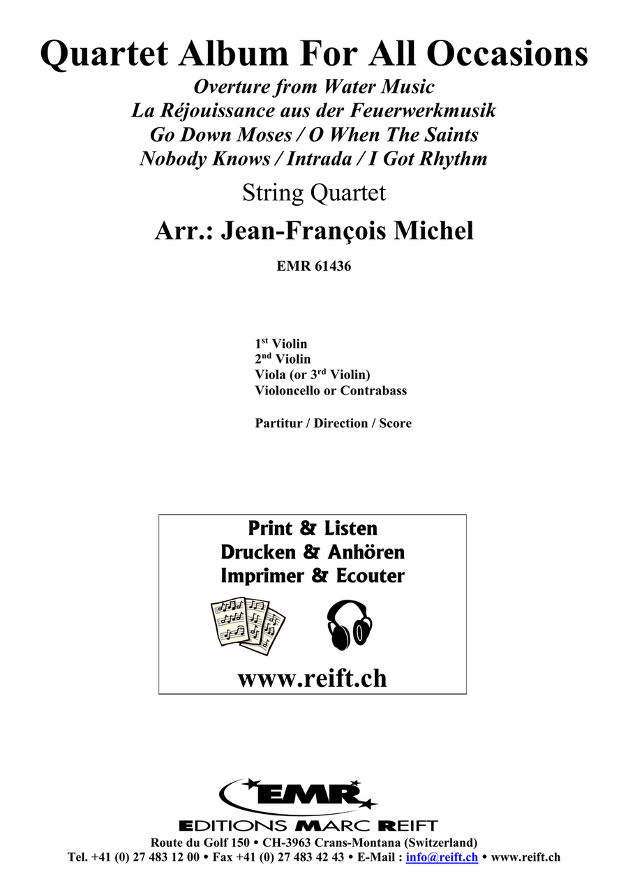 Quartet Album For All Occasions String Quartet scores gallery preview page 2