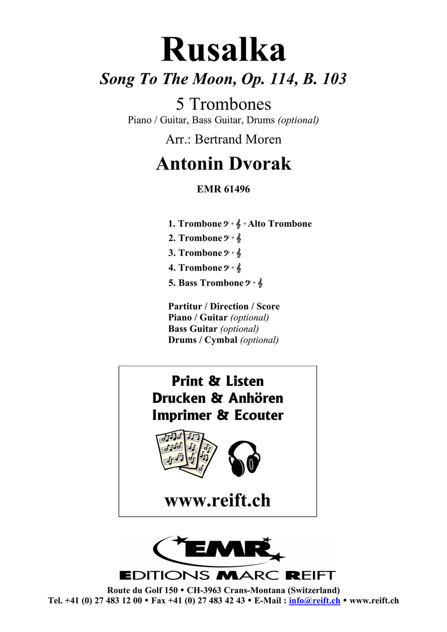 Rusalka Rusalka Trombone scores gallery preview page 2