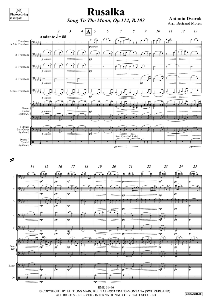 Rusalka Rusalka Trombone scores gallery preview page 3