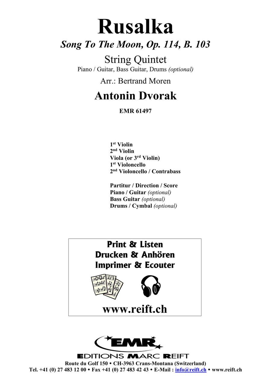 Rusalka Rusalka String Quintet scores gallery preview page 2