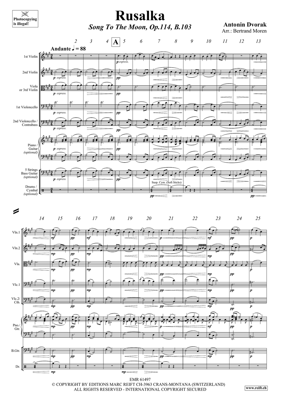 Rusalka Rusalka String Quintet scores gallery preview page 3