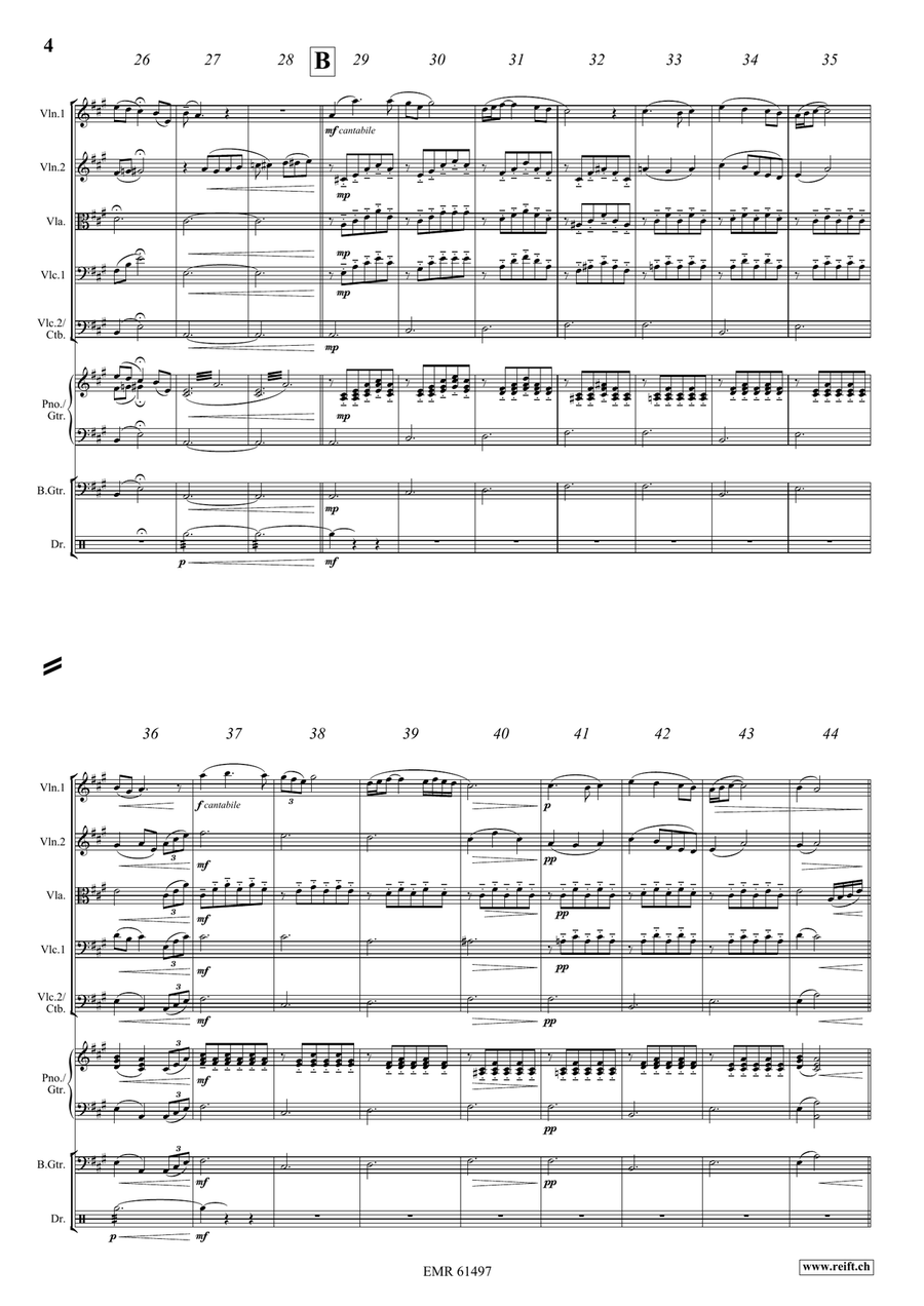 Rusalka Rusalka String Quintet scores gallery preview page 4