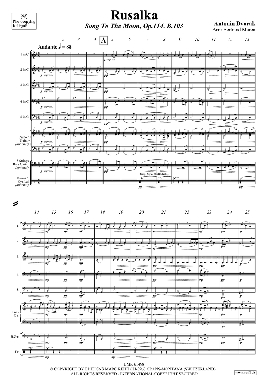 Rusalka Rusalka Brass Quintet scores gallery preview page 3