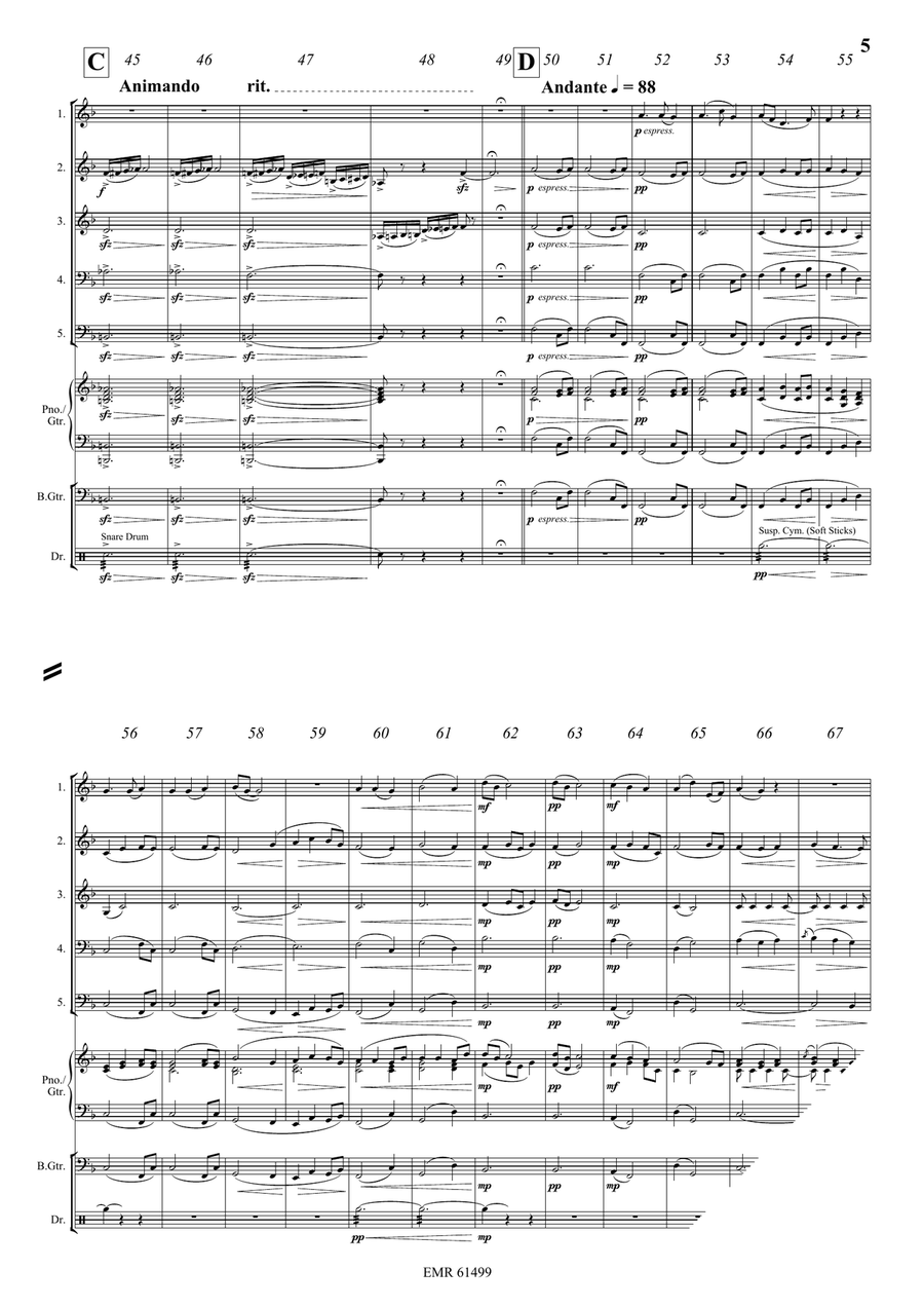Rusalka Rusalka Woodwind Quintet scores gallery preview page 5