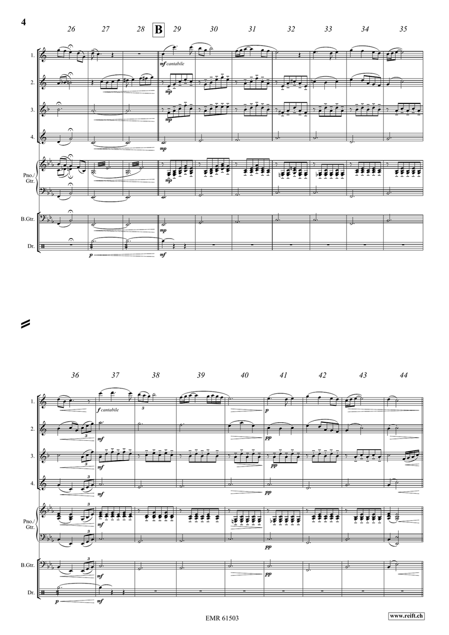 Rusalka Rusalka Saxophone Quartet scores gallery preview page 4