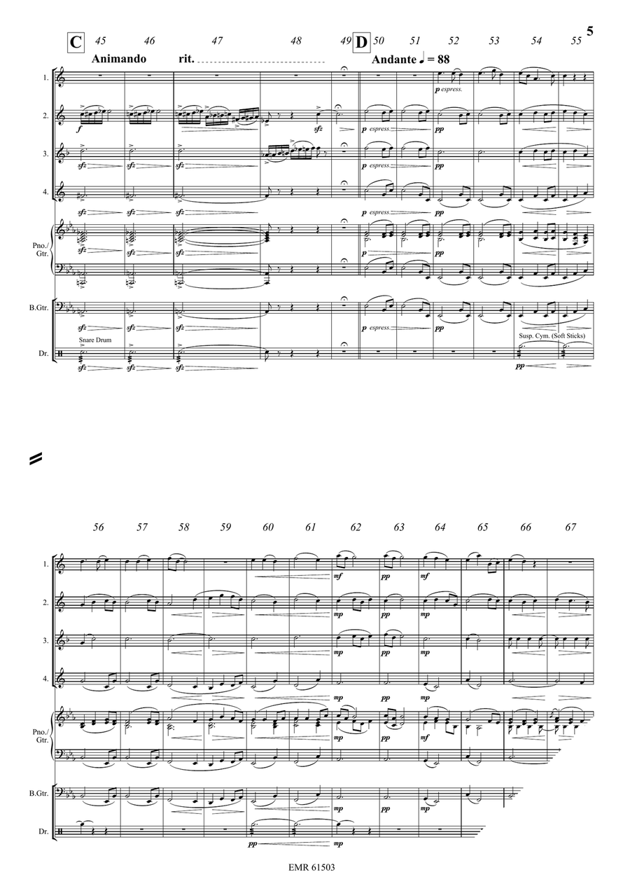 Rusalka Rusalka Saxophone Quartet scores gallery preview page 5
