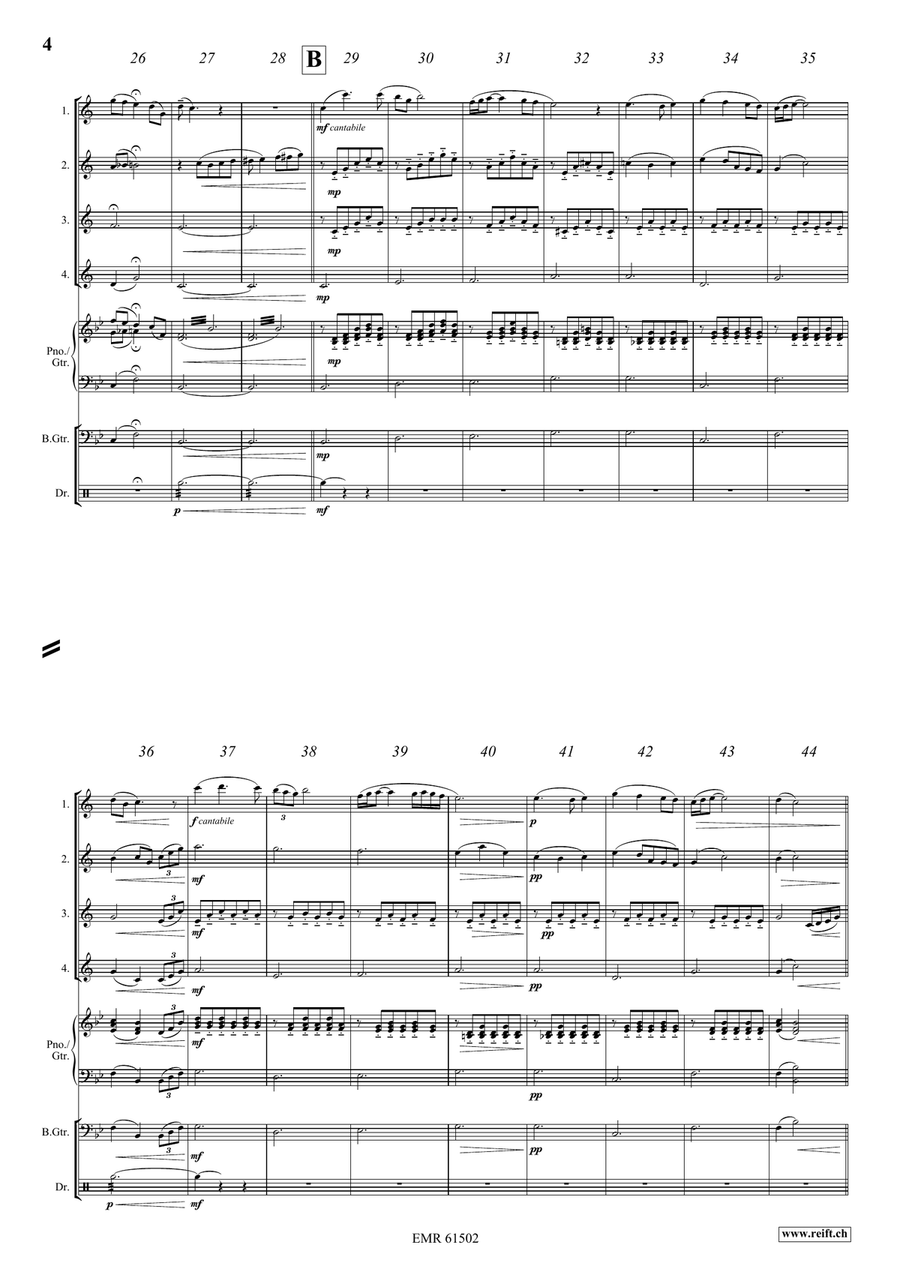 Rusalka Rusalka Clarinet Quartet scores gallery preview page 4