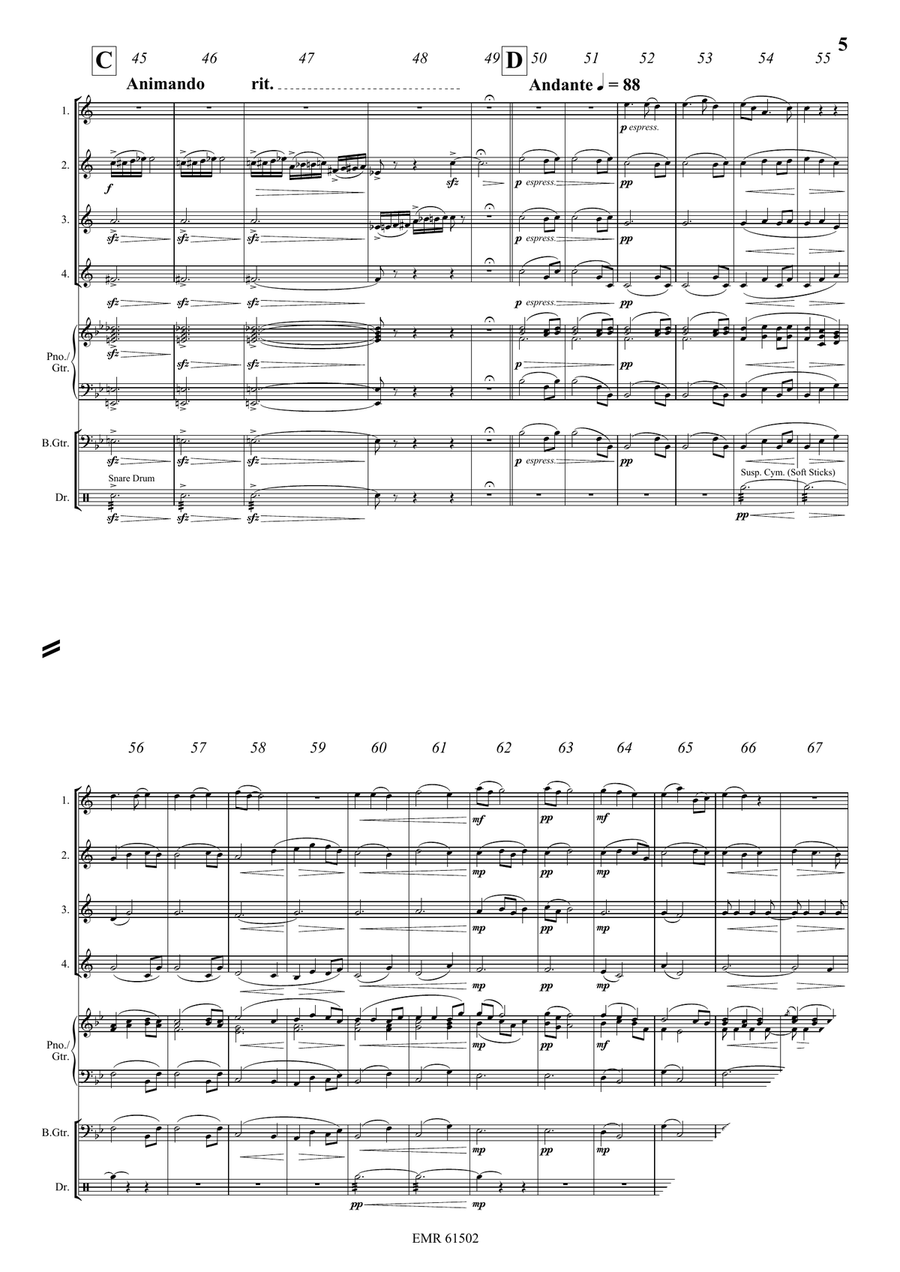 Rusalka Rusalka Clarinet Quartet scores gallery preview page 5