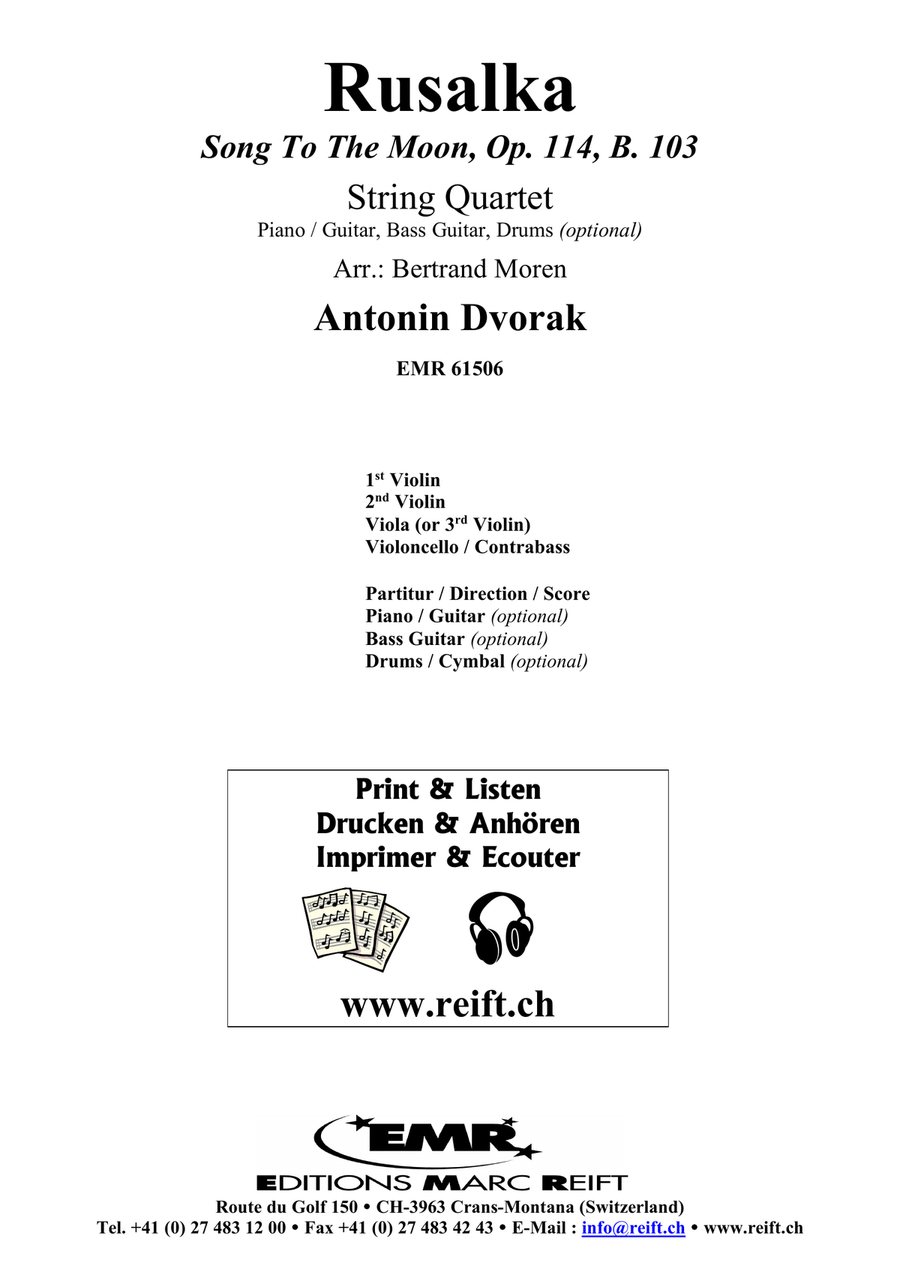 Rusalka Rusalka String Quartet scores gallery preview page 2