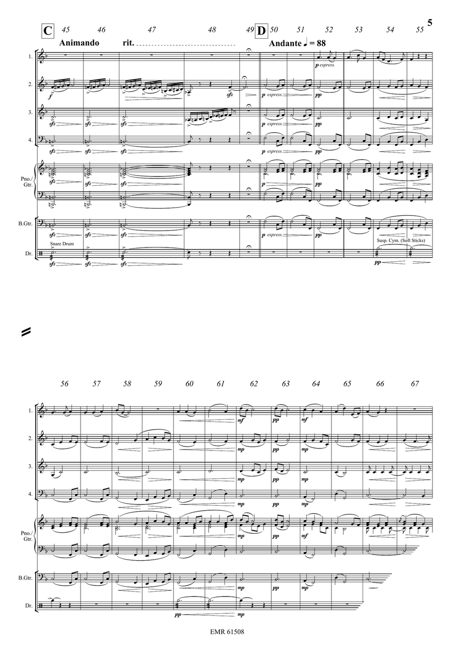 Rusalka Rusalka Woodwind Quartet scores gallery preview page 5