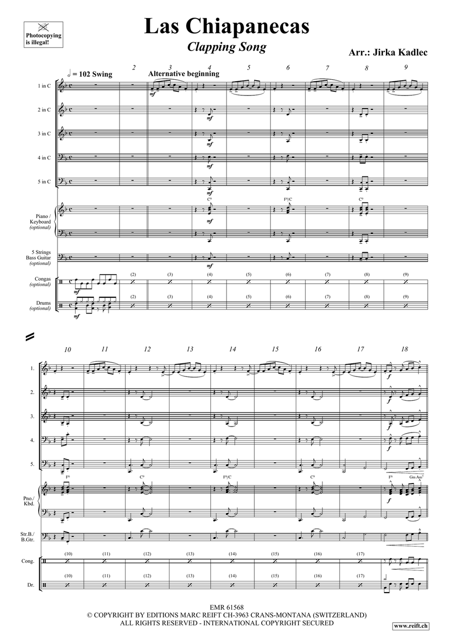 Las Chapanecas Las Chapanecas Score scores gallery preview page 4