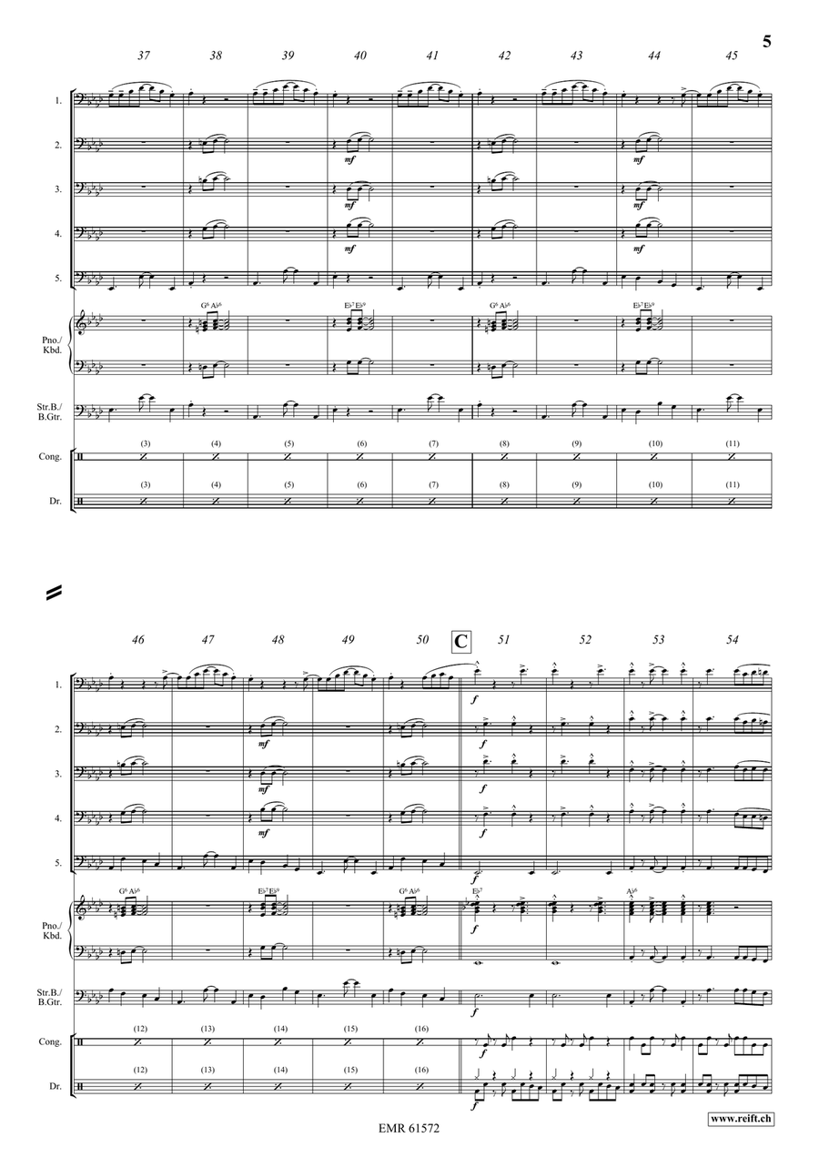 Las Chapanecas Las Chapanecas Trombone scores gallery preview page 6
