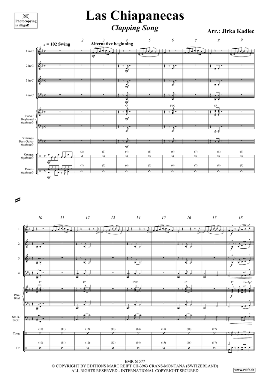 Las Chapanecas Las Chapanecas Score scores gallery preview page 4