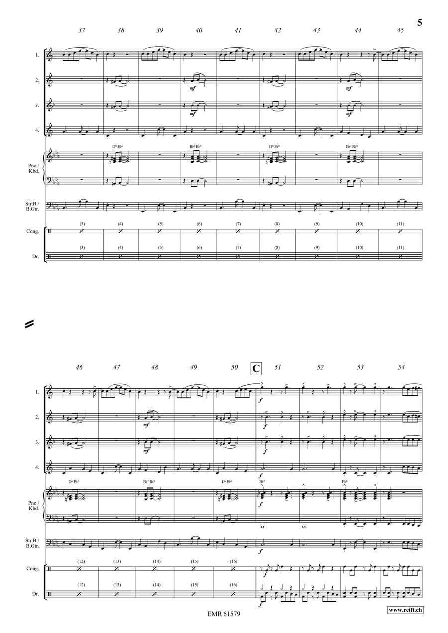 Las Chapanecas Las Chapanecas Saxophone Quartet scores gallery preview page 6