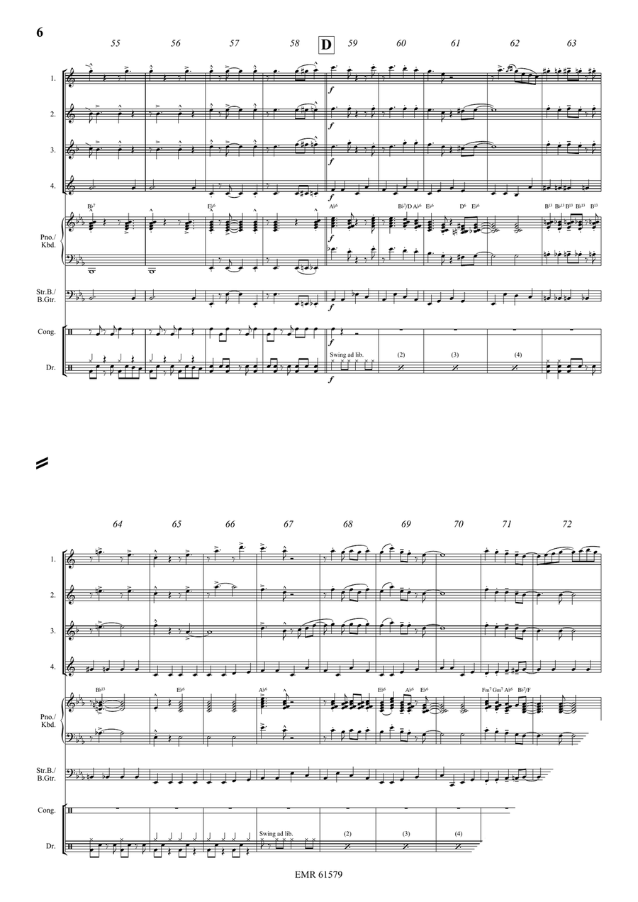 Las Chapanecas Las Chapanecas Saxophone Quartet scores gallery preview page 7