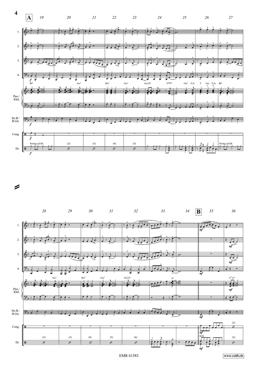 Las Chapanecas Las Chapanecas Brass Quartet scores gallery preview page 5
