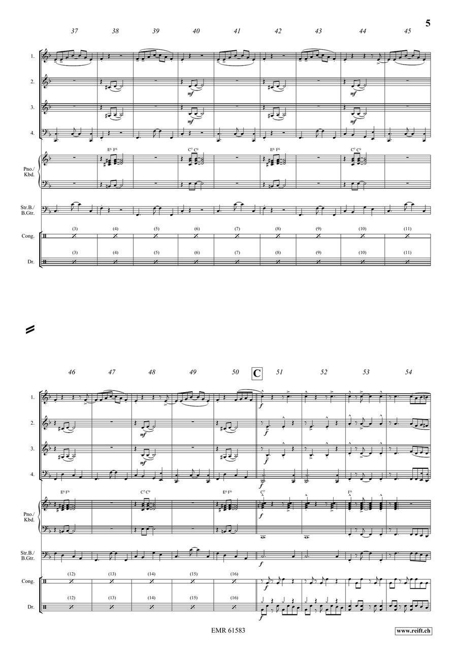Las Chapanecas Las Chapanecas Brass Quartet scores gallery preview page 6