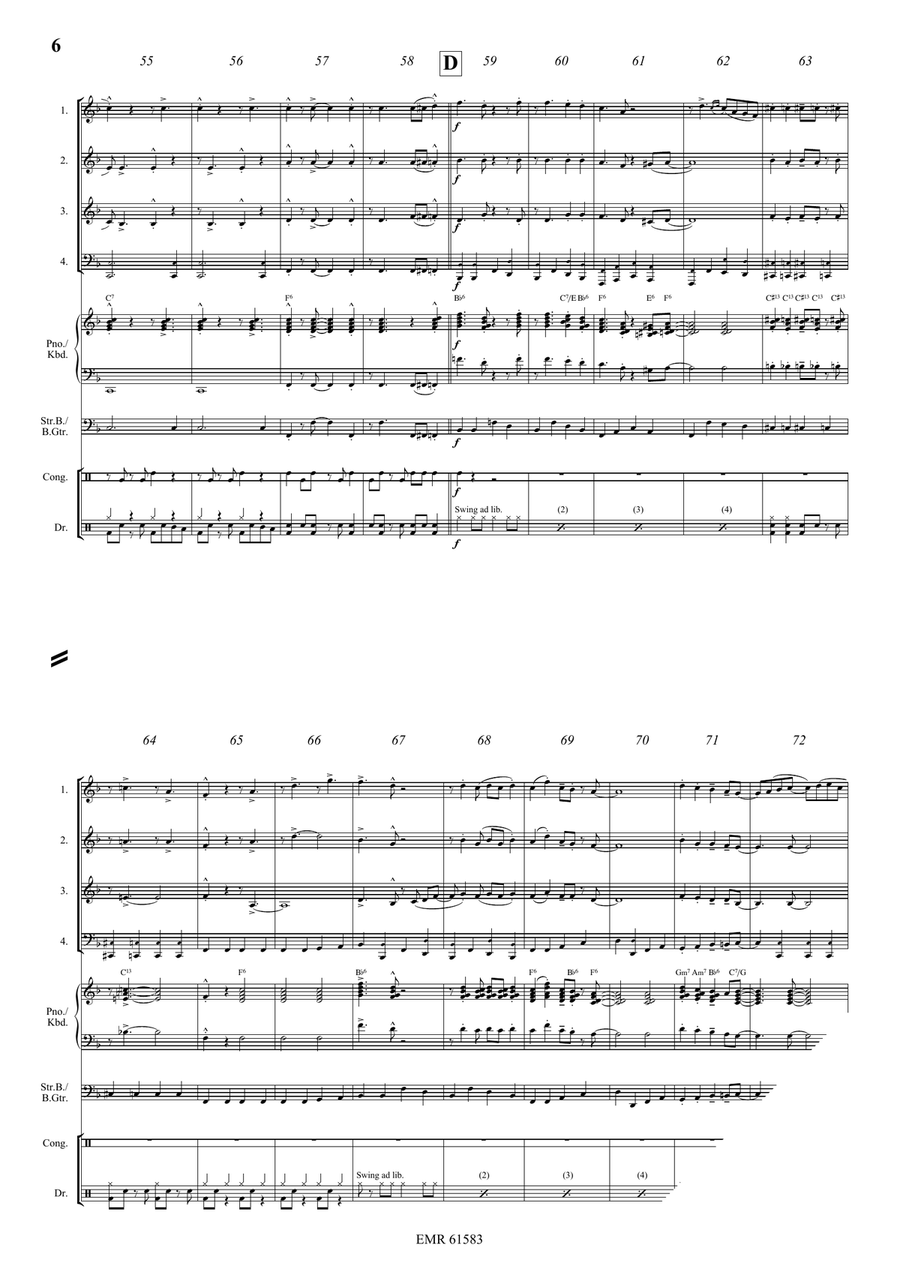 Las Chapanecas Las Chapanecas Brass Quartet scores gallery preview page 7