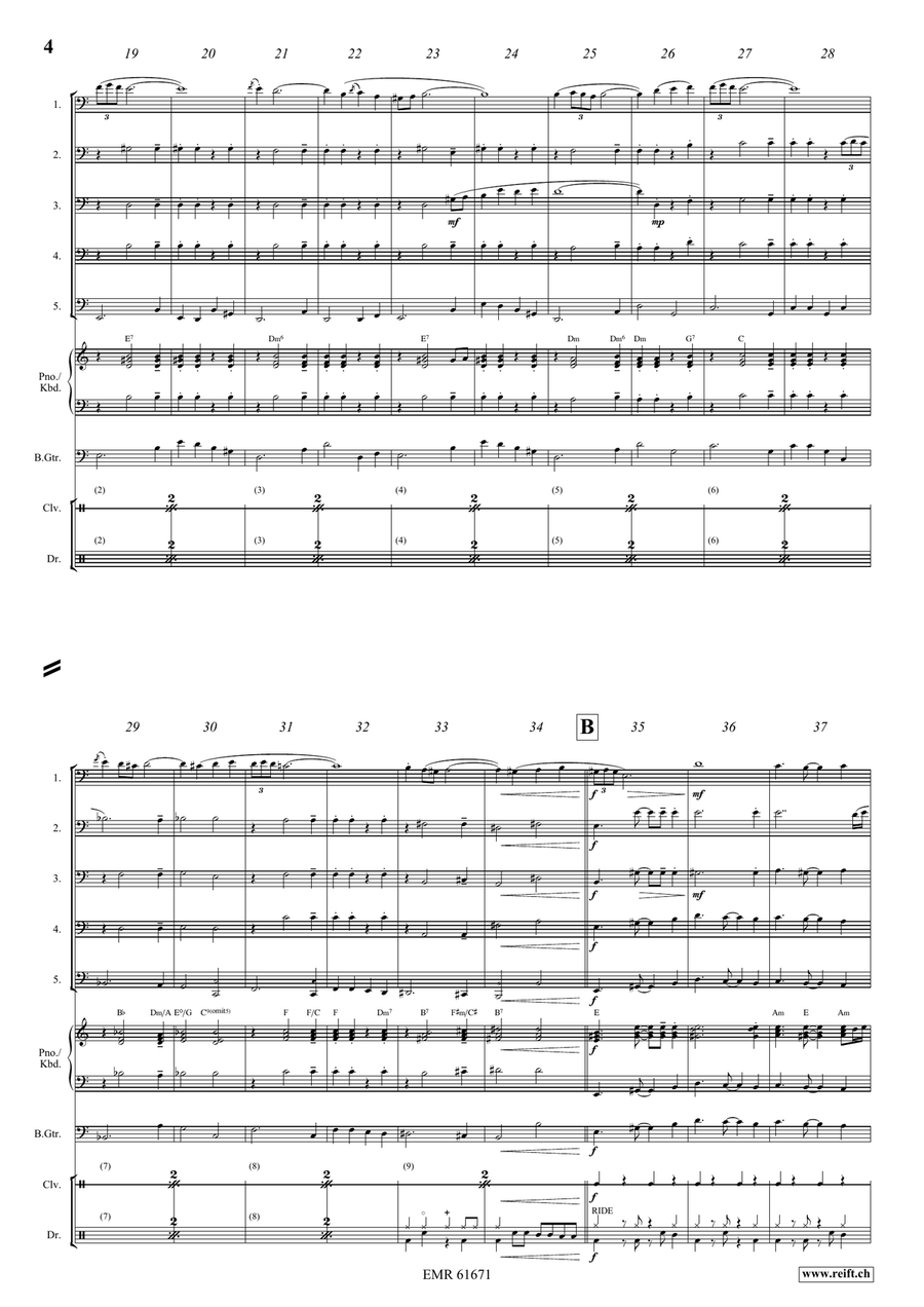 El Gato Montés El Gato Montés Trombone scores gallery preview page 4