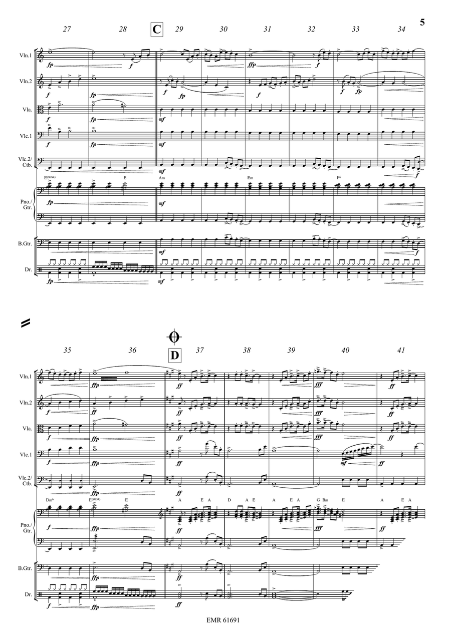 Let's Celebrate Let's Celebrate String Quintet scores gallery preview page 6
