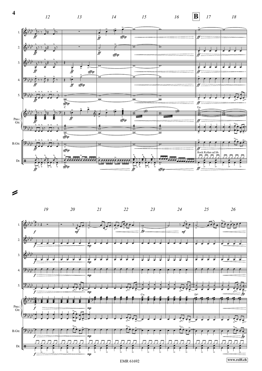 Let's Celebrate Let's Celebrate Brass Quintet scores gallery preview page 5