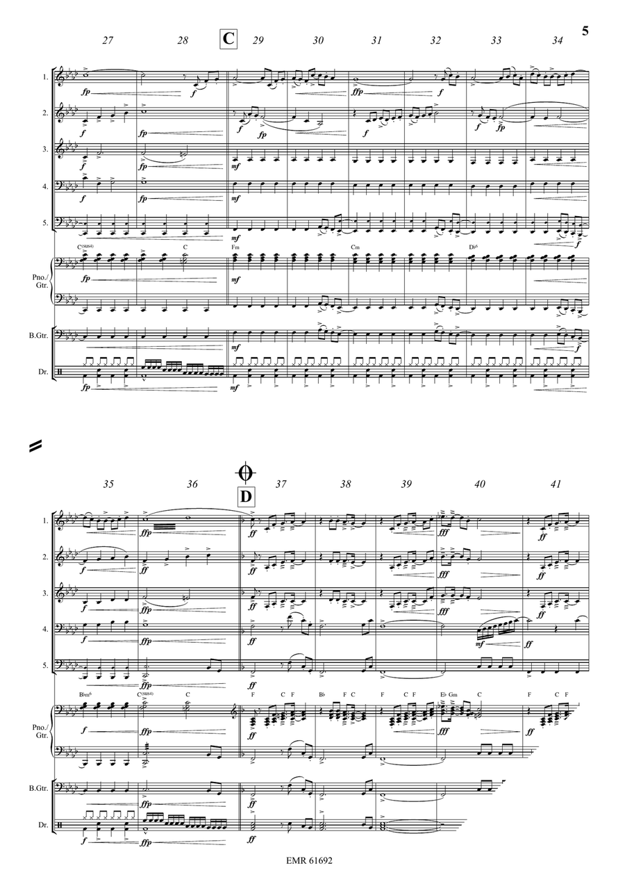 Let's Celebrate Let's Celebrate Brass Quintet scores gallery preview page 6
