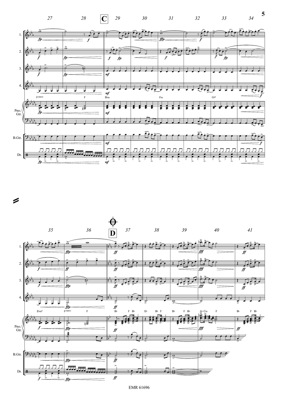 Let's Celebrate Let's Celebrate Clarinet Quartet scores gallery preview page 6