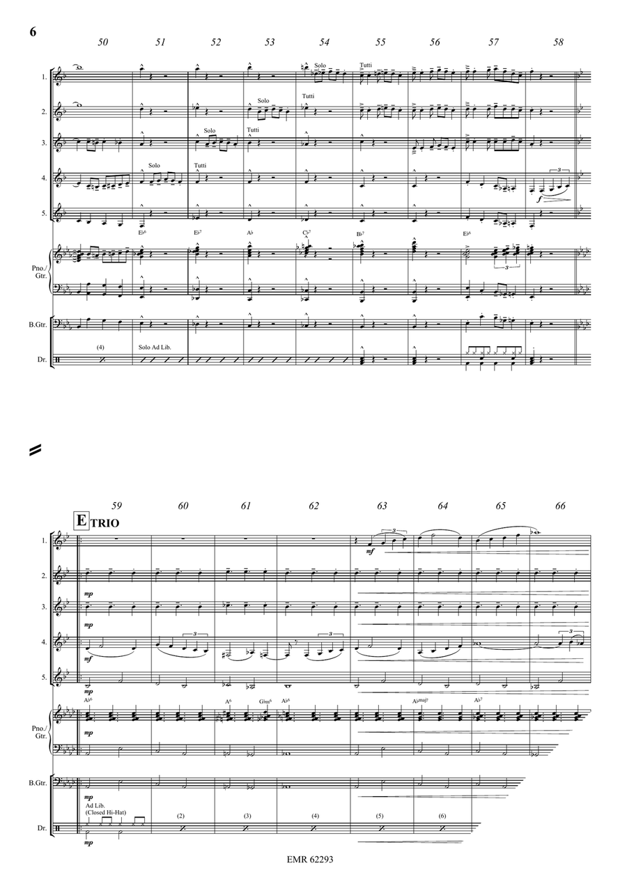 In A Boogie Mood In A Boogie Mood Clarinet Quintet scores gallery preview page 7