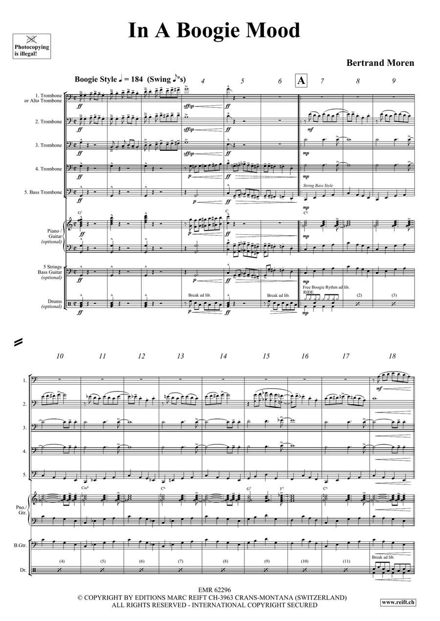 In A Boogie Mood In A Boogie Mood Trombone scores gallery preview page 4