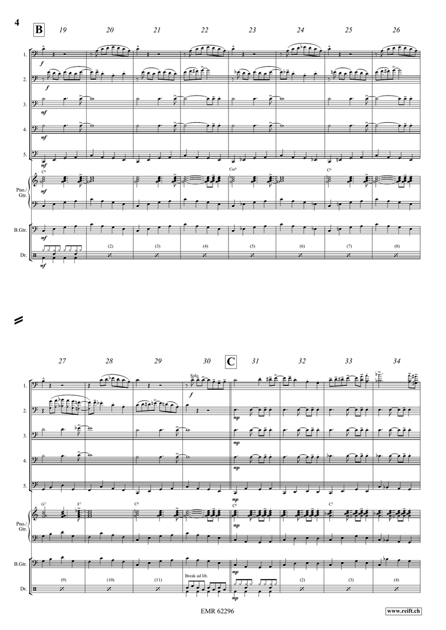 In A Boogie Mood In A Boogie Mood Trombone scores gallery preview page 5