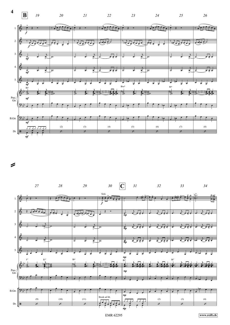 In A Boogie Mood In A Boogie Mood Cornet scores gallery preview page 5