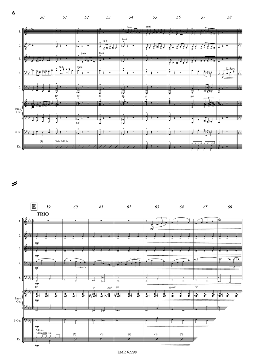 In A Boogie Mood In A Boogie Mood Brass Quintet scores gallery preview page 7