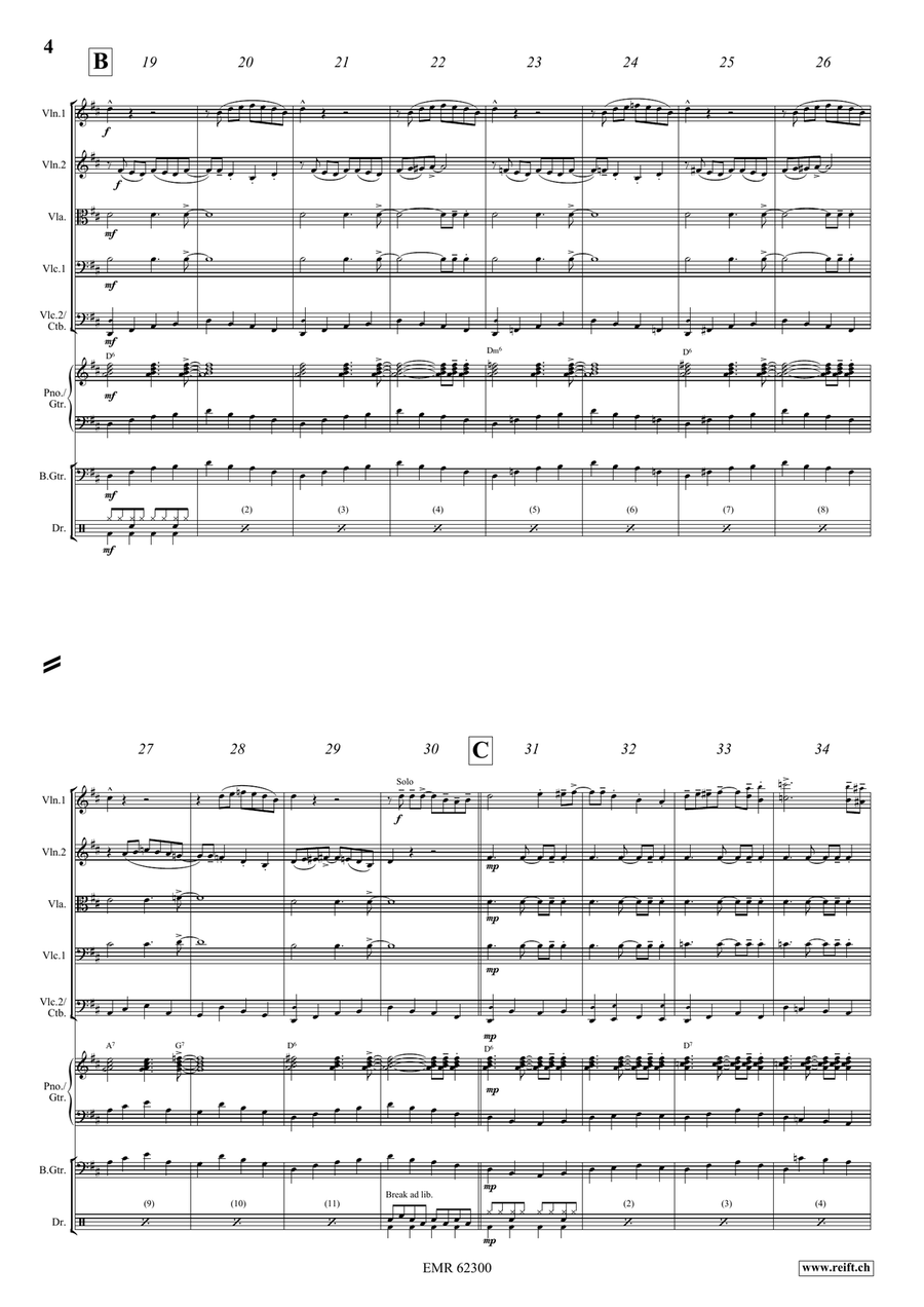 In A Boogie Mood In A Boogie Mood String Orchestra scores gallery preview page 5