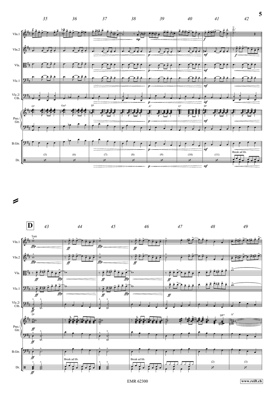 In A Boogie Mood In A Boogie Mood String Orchestra scores gallery preview page 6