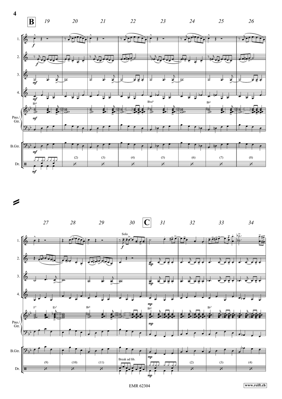 In A Boogie Mood In A Boogie Mood Cornet scores gallery preview page 5