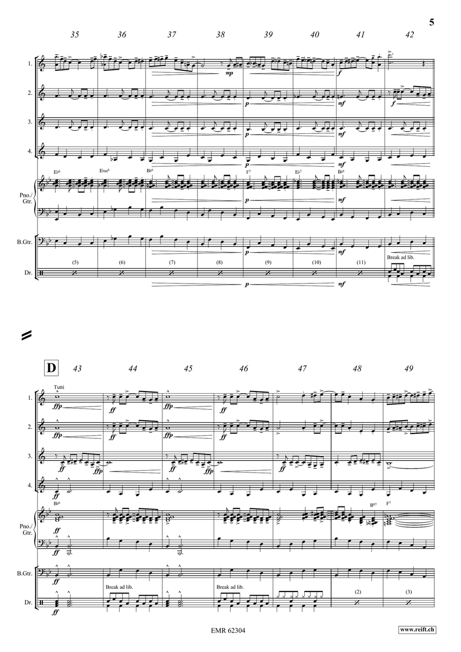 In A Boogie Mood In A Boogie Mood Cornet scores gallery preview page 6