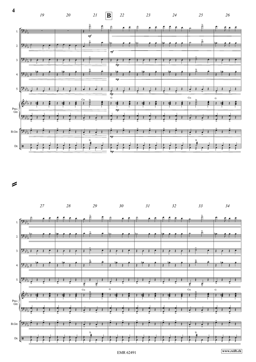 Russian Folk Songs Russian Folk Songs Trombone scores gallery preview page 5