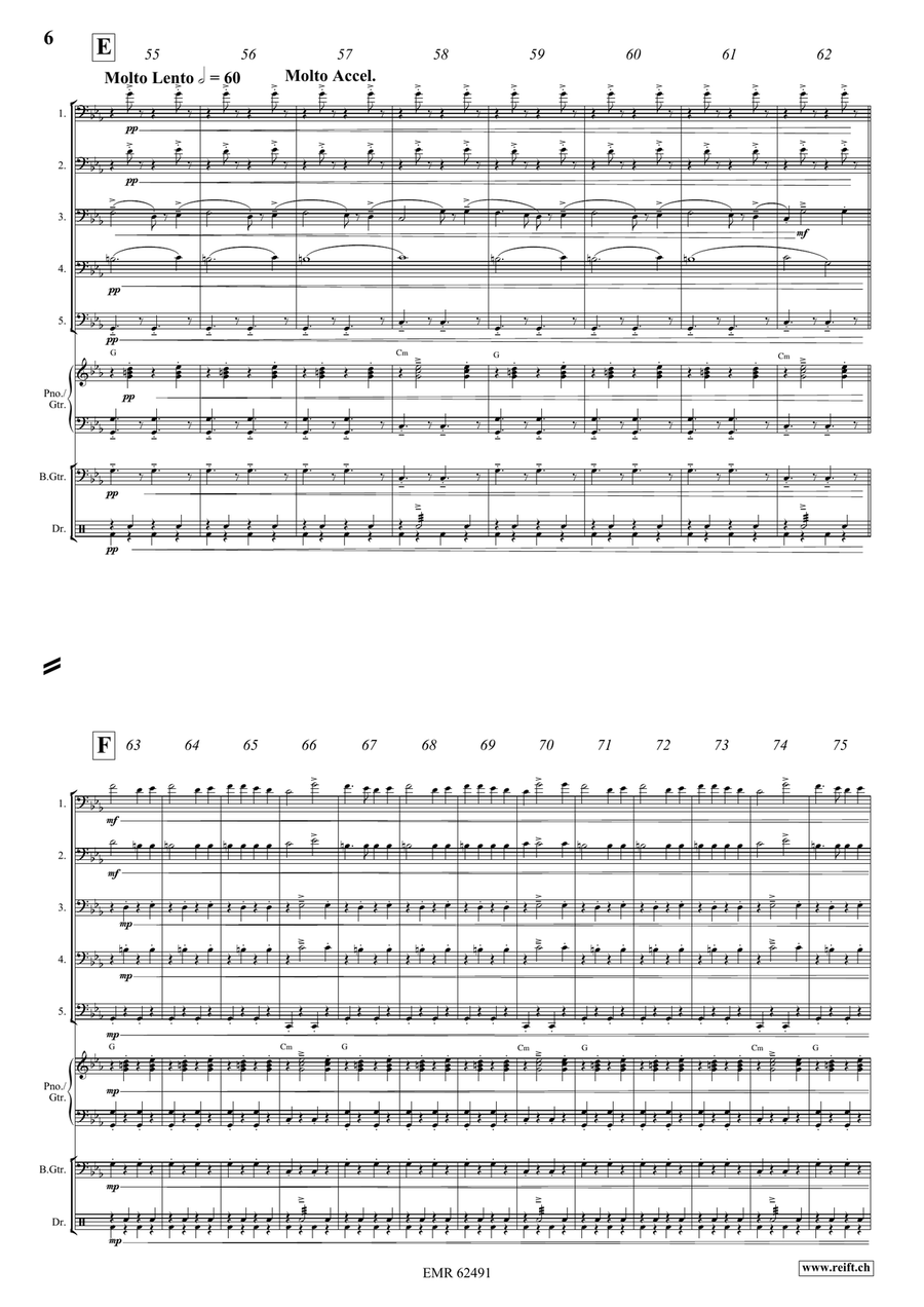 Russian Folk Songs Russian Folk Songs Trombone scores gallery preview page 7
