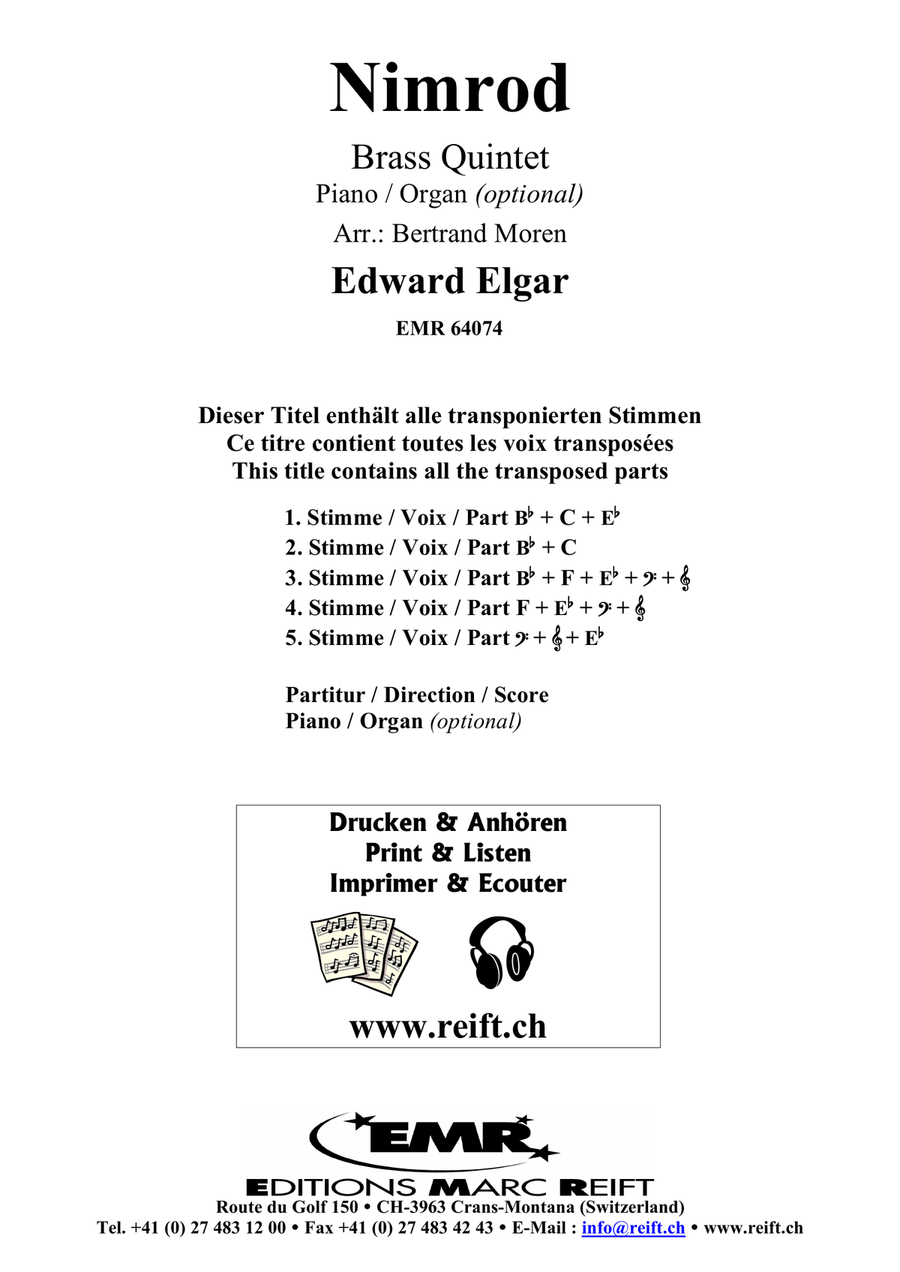 Nimrod Nimrod Brass Quintet scores gallery preview page 2