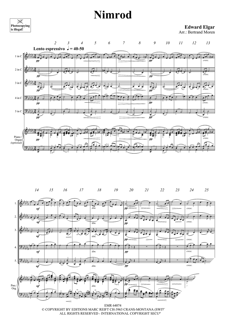 Nimrod Nimrod Brass Quintet scores gallery preview page 3