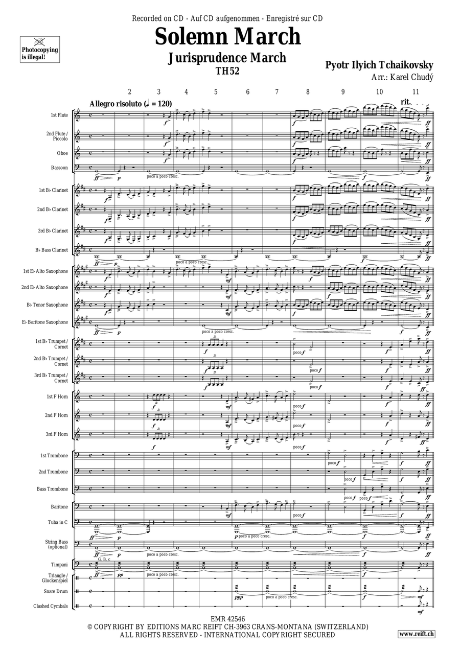 Solemn March Solemn March Concert Band scores gallery preview page 4