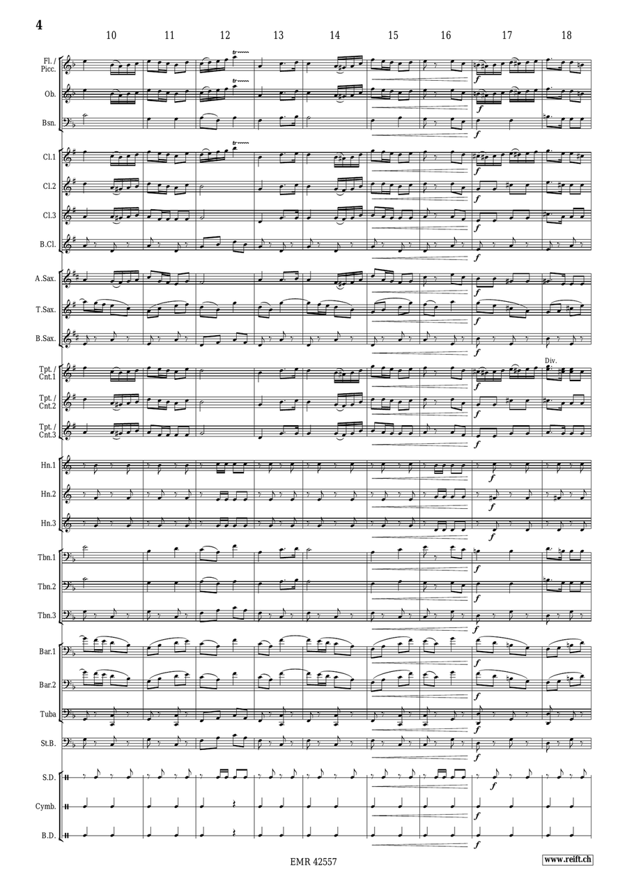 Energy Energy Concert Band scores gallery preview page 6